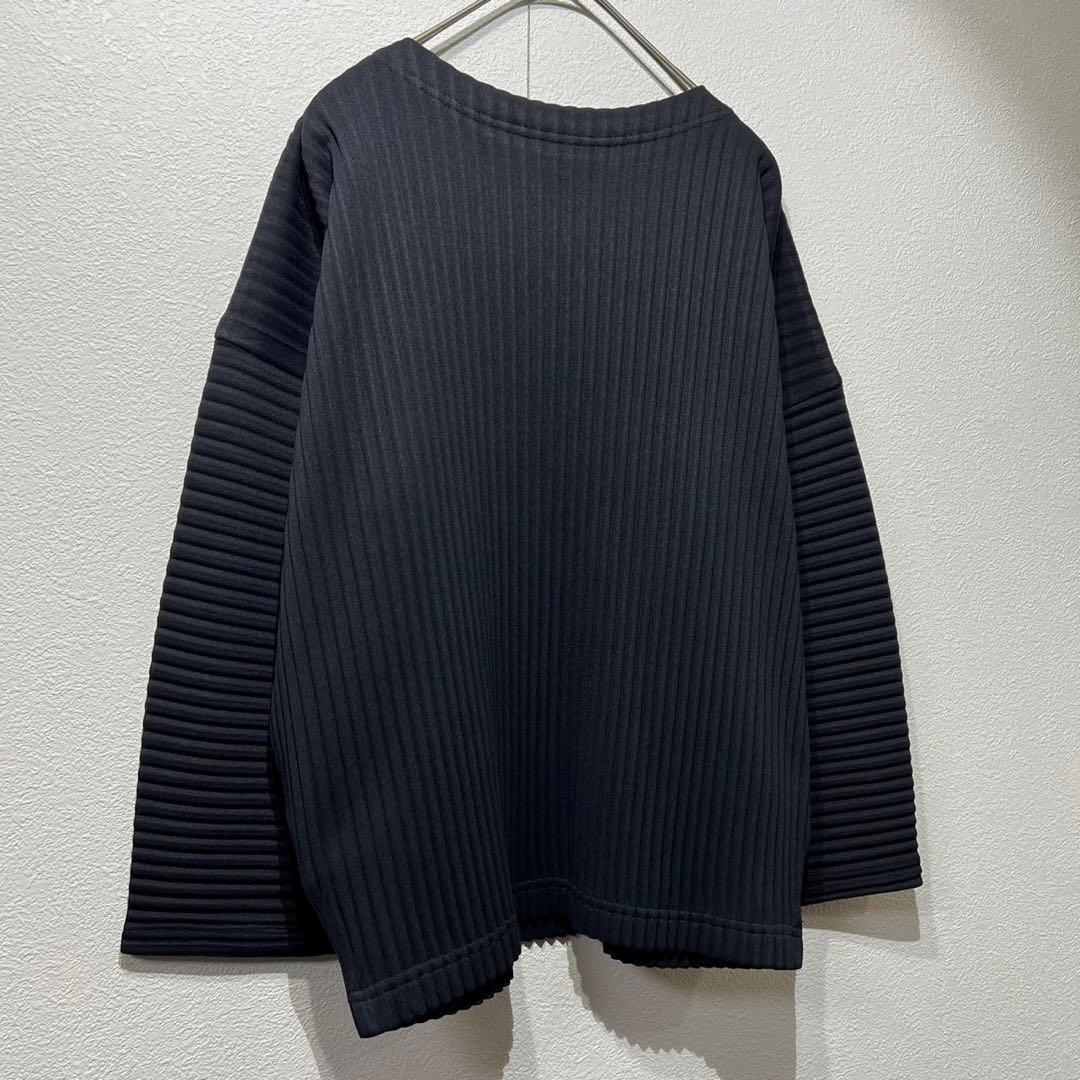 希少 24年製 ミー イッセイミヤケ 上質 プリーツ プルオーバー スウェット