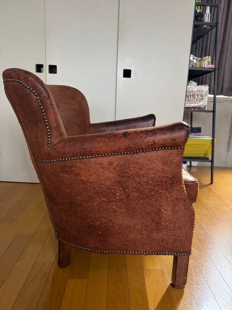 本革 プロフェッサーアームチェア　一人掛け　RH レストレーションハードウェア