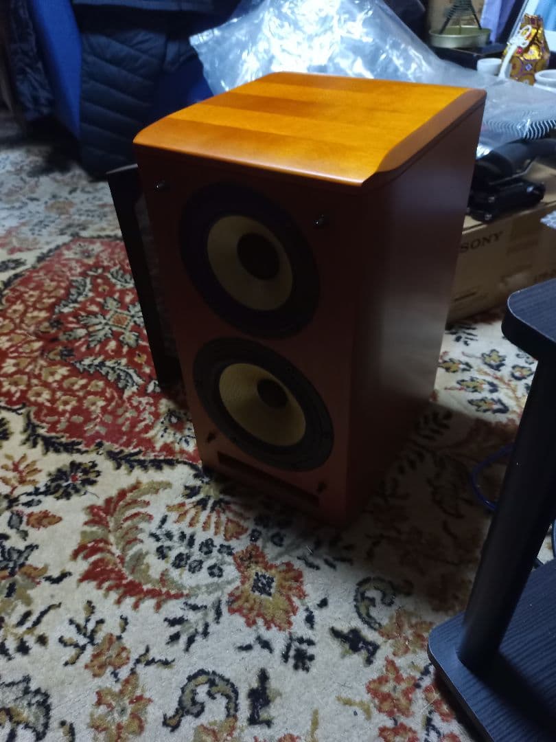 スタジオモニタースピーカー 木目調 2ウェイ　　パイオニア　S-A4-LR