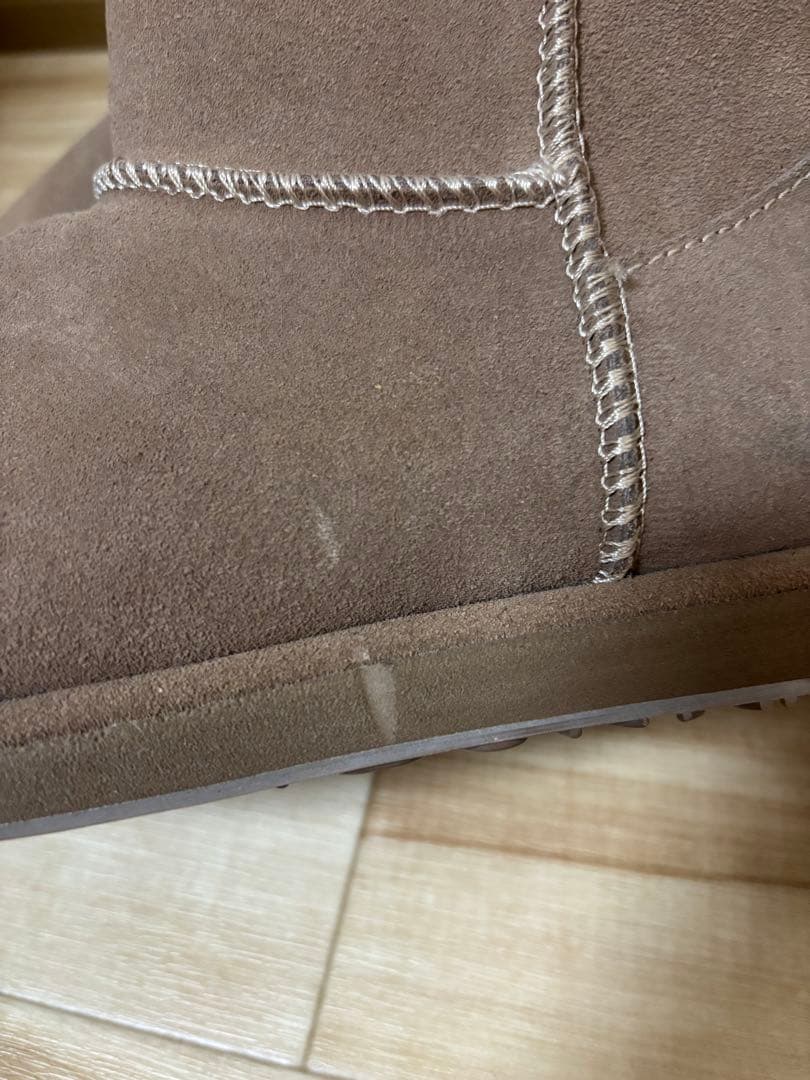 emu エミュー　ムートンブーツ　ショートブーツ　防寒　メンズ　27㎝　ブラウン