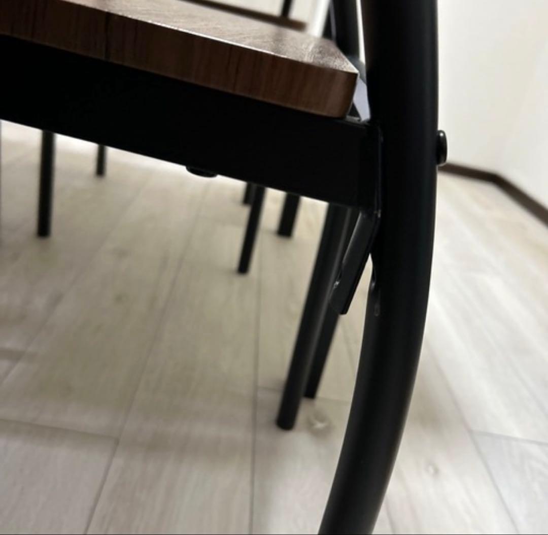 【岡山市】【直接お取引】ブラウン ダイニングチェア 4脚セット