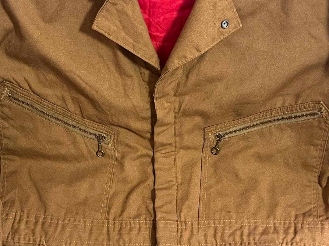 60's wrangler 斜めBLUE BELLダック裏地付きオールインワンM