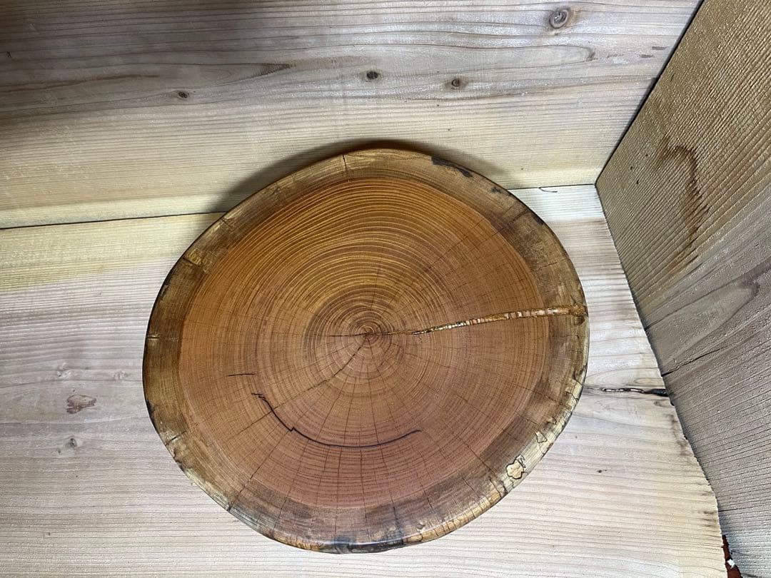 ローテーブル　ケヤキ　欅　輪切り　一枚板　サイドテーブル　ちゃぶ台 テーブル