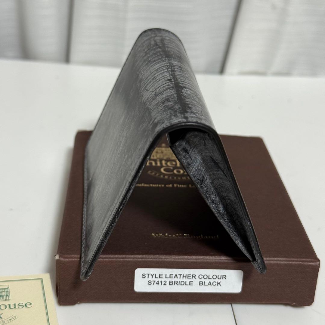 ⭐️未使用⭐️ホワイトハウスコックス　名刺入れ　ブライドルレザー　ブラック