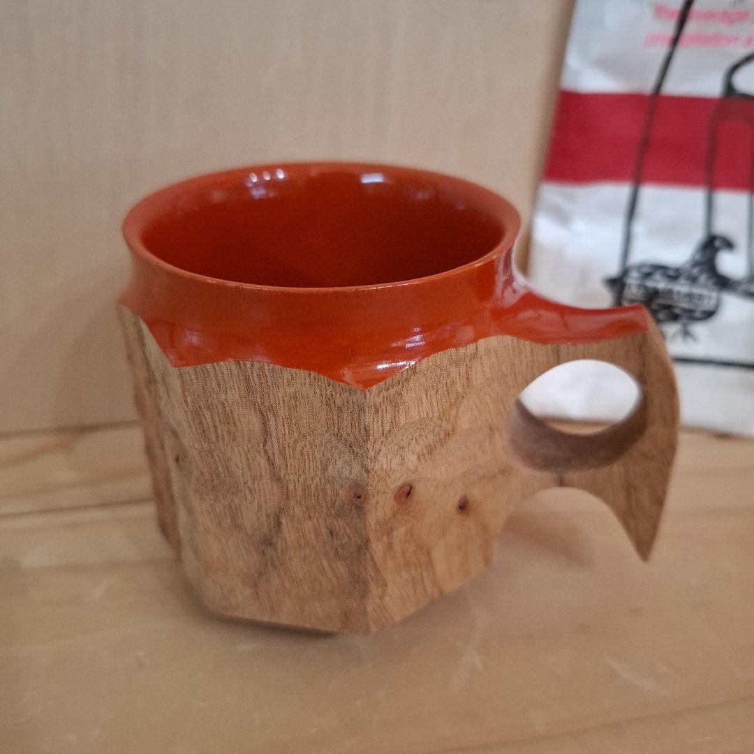 ジンカップ　赤漆 Urushi KIKISA Jincup M 袋付き②