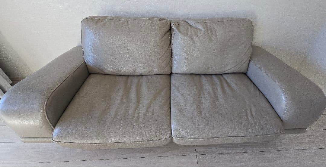 大幅値下げ!!ACTUS レザーソファ 2人掛け W180cm