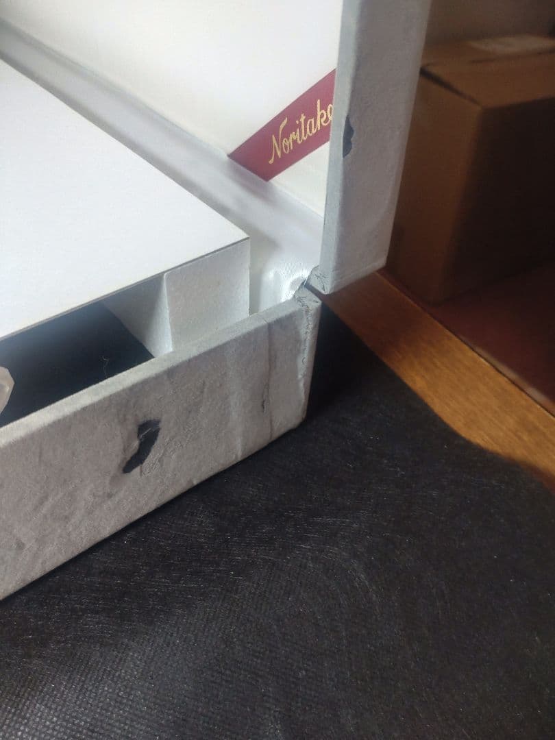 ノリタケ　フクロウ拡翼　陶額