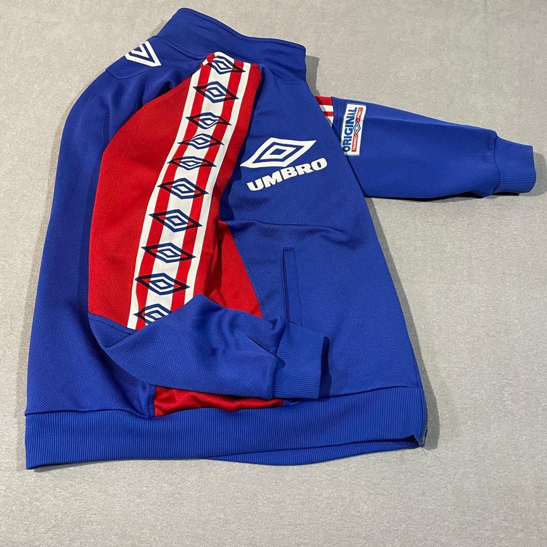 【90s】UMBROトラックセットアップ M 青赤白/アンブロ/ジャージ