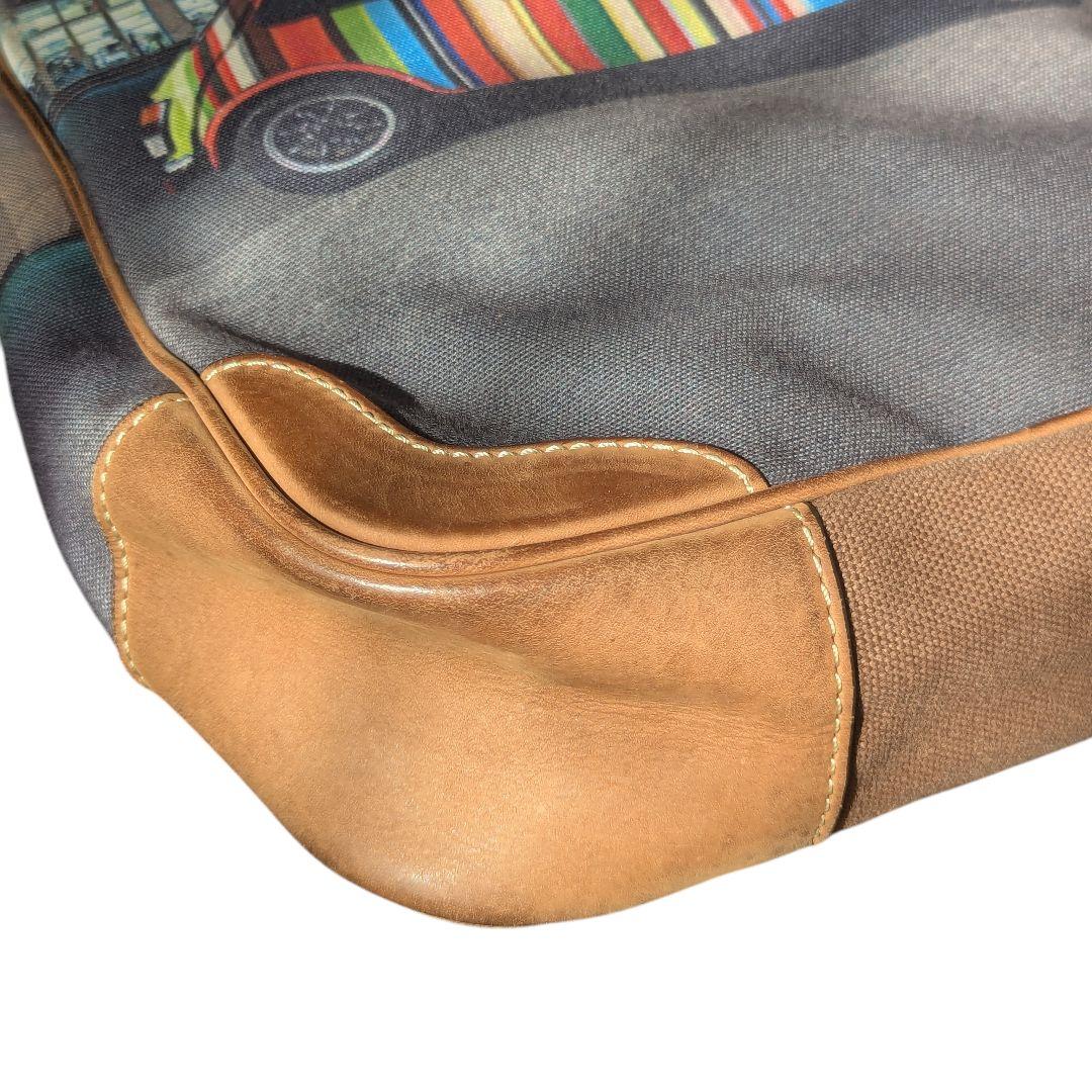 美品　希少　ポールスミス　ミニクーパー　マルチストライプ　ショルダーバッグ