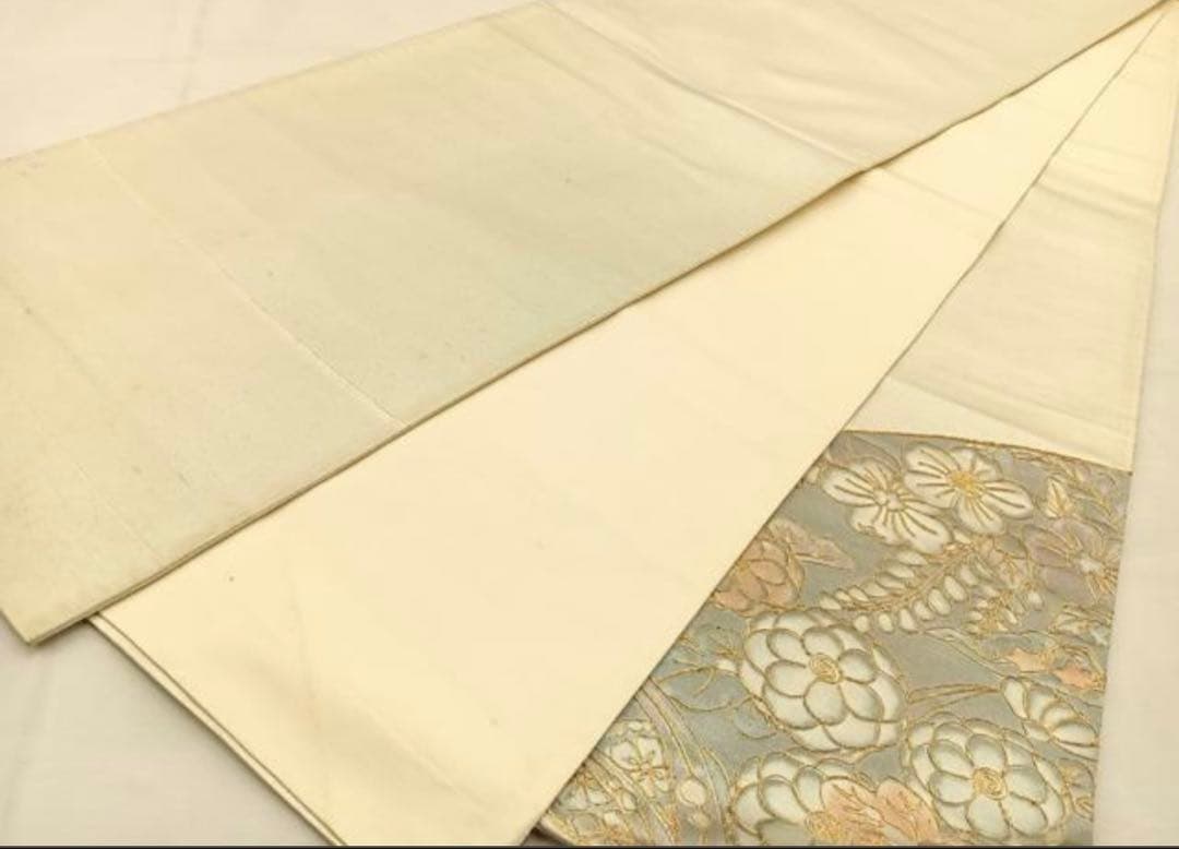 振袖 フルセット6点サイズM〜Ｌ熨斗吉祥花鳥蝶文　正絹売り切り終了