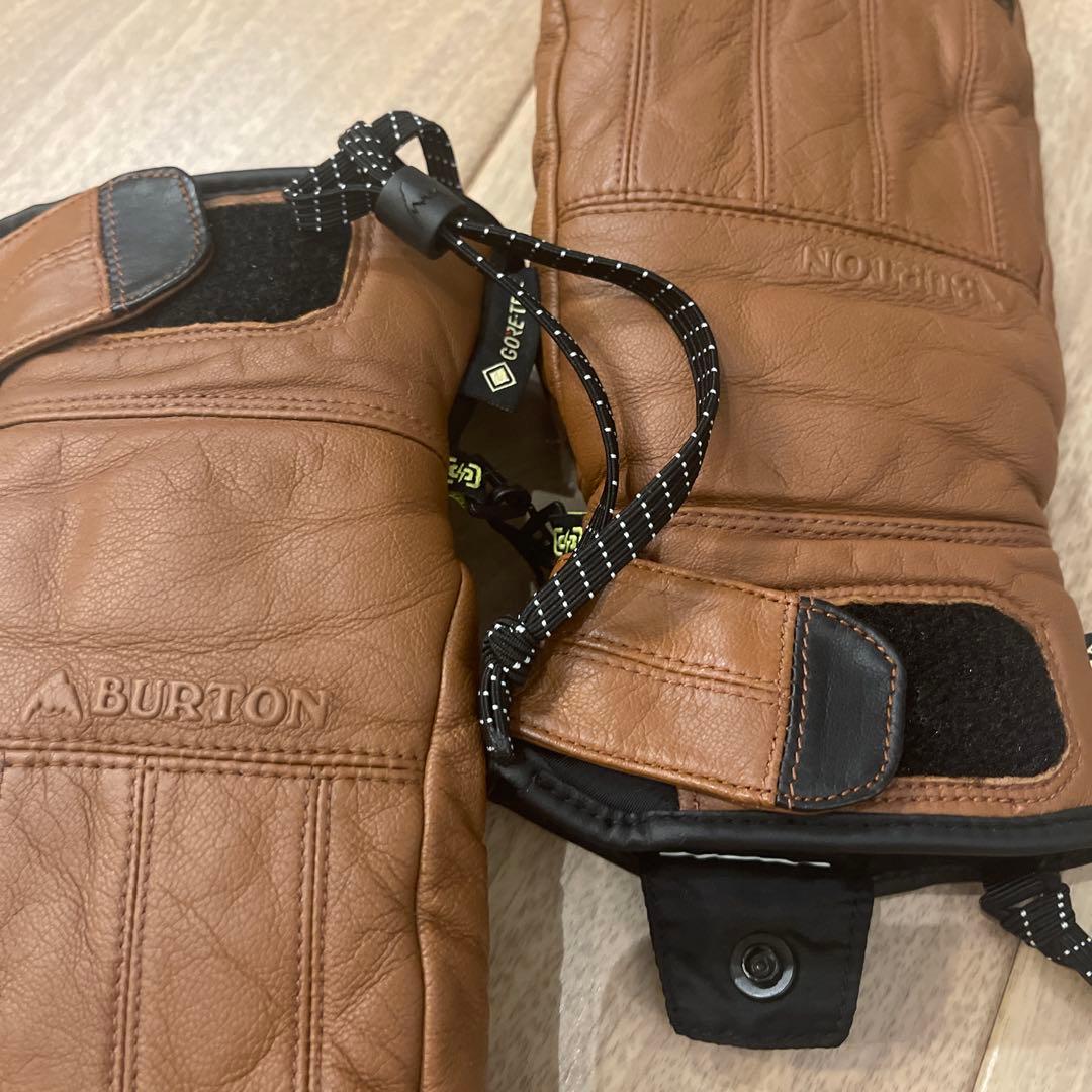【おまけ付き】BURTONバートンGoretexゴアテックスレザーミトングローブ