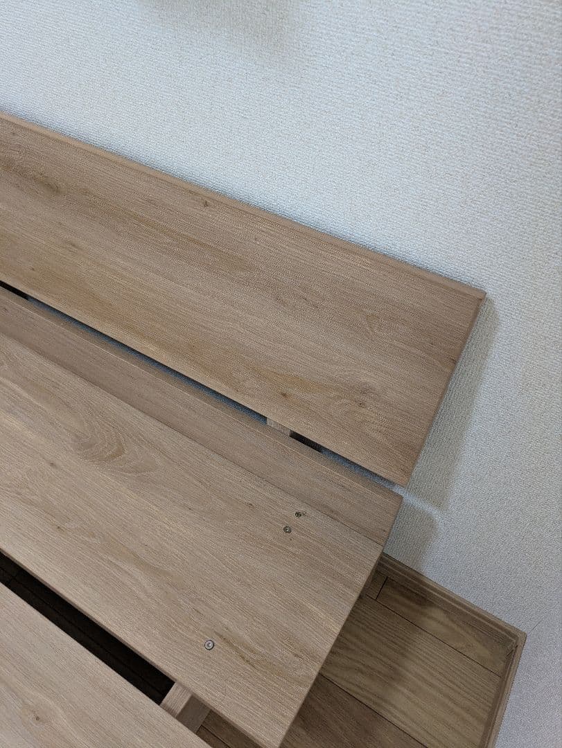 直接取引限定　LOWYA ロウヤ　ダブルベッド　すのこベッド