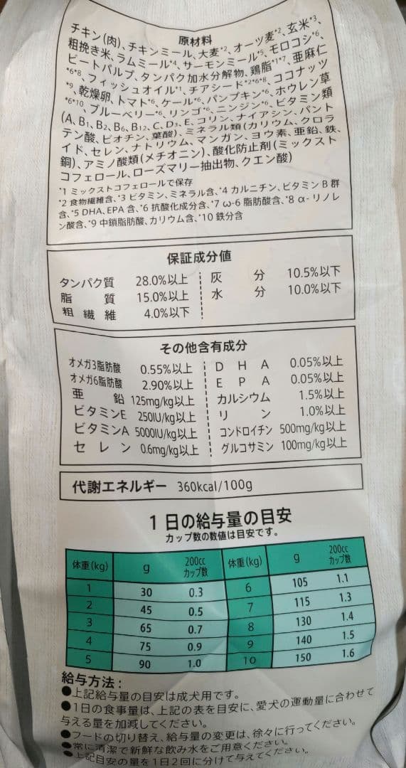 シュプレモ エイジングケア 3kg ×2袋