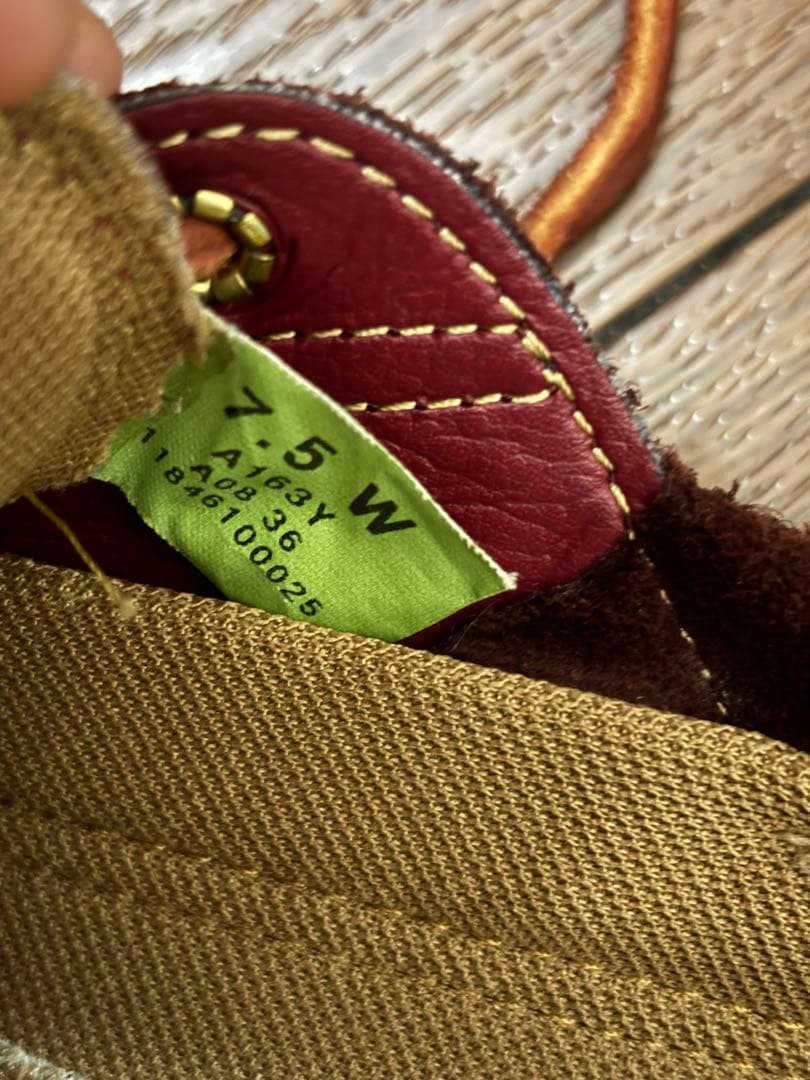 Timberland デッキシューズ ワイン レザー