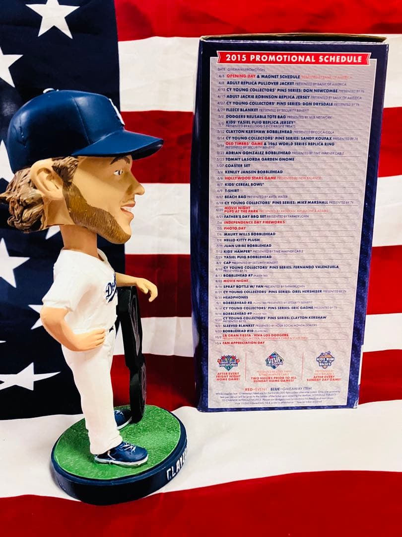 大谷　ドジャース　チームメイト　カーショウ ボブルヘッド ロサンゼルスドジャース