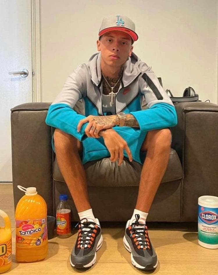 central cee愛用 NIKE テックフリース セットアップM ブルー