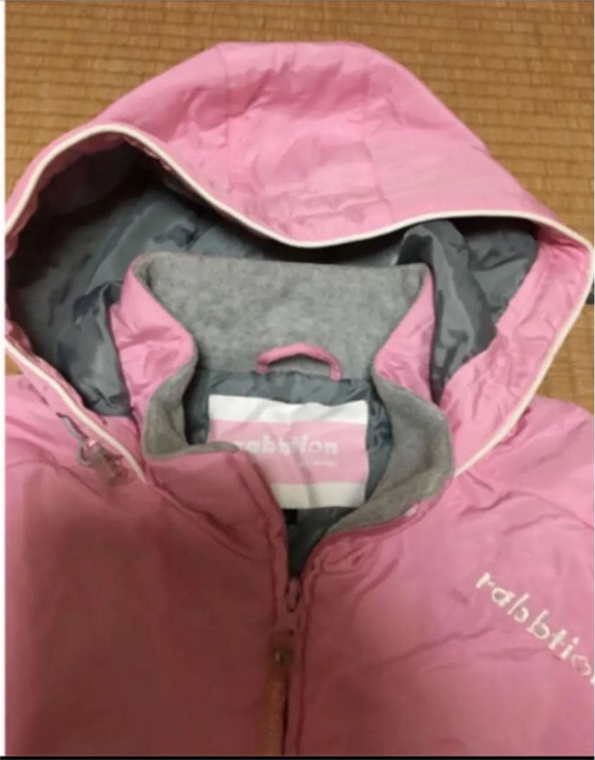 スキーウエア  ／ 可愛いピンク✖️グレー【Ｌ】数日レンタルするよりお得‼️ス…