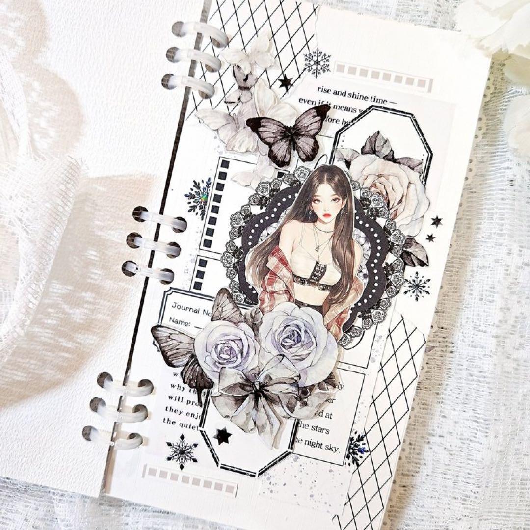 コラージュ素材　紙もの　素材紙　【2115】