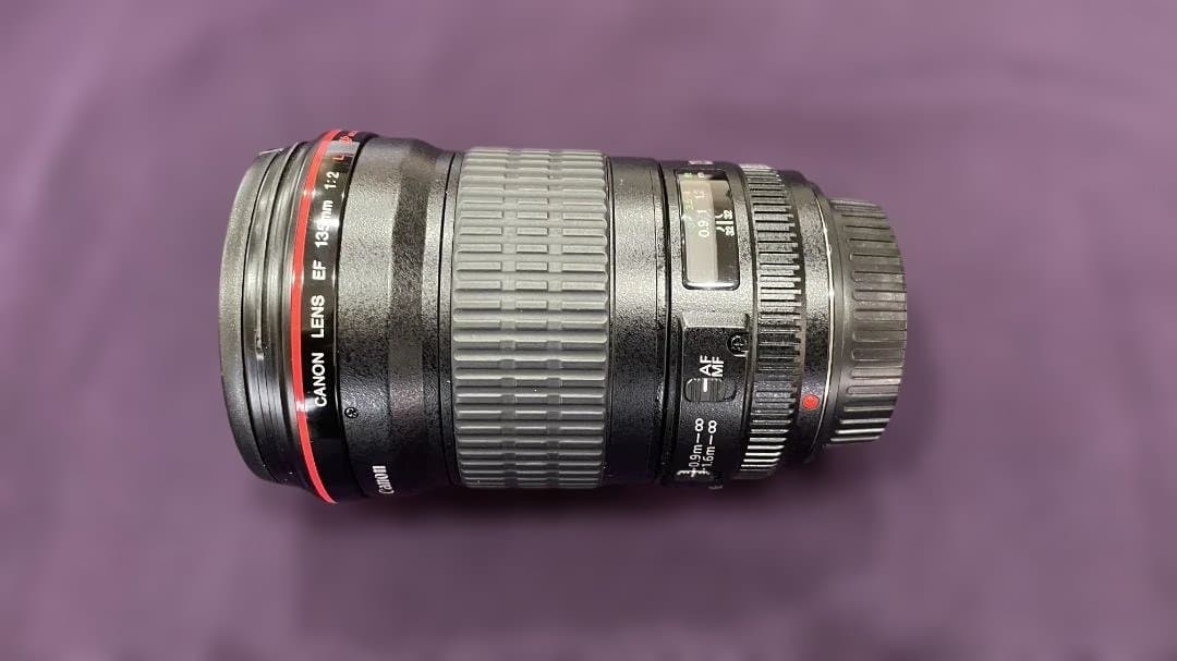【超美品】EF135mm F2L USM　（レンズケース付）