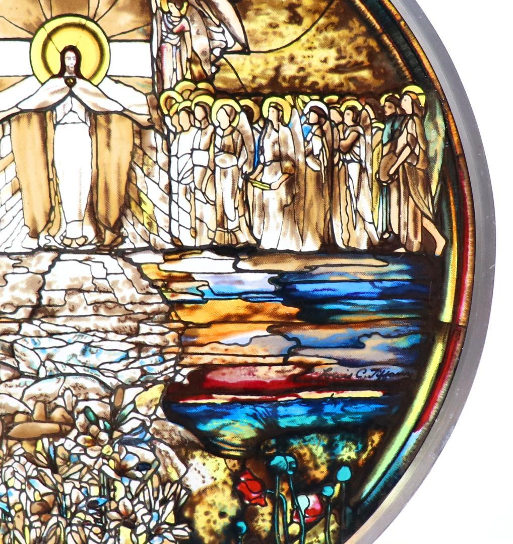 ルイス・C・ティファニーヴィンテージステンドグラス ウェイド記念礼拝堂 魂の飛翔