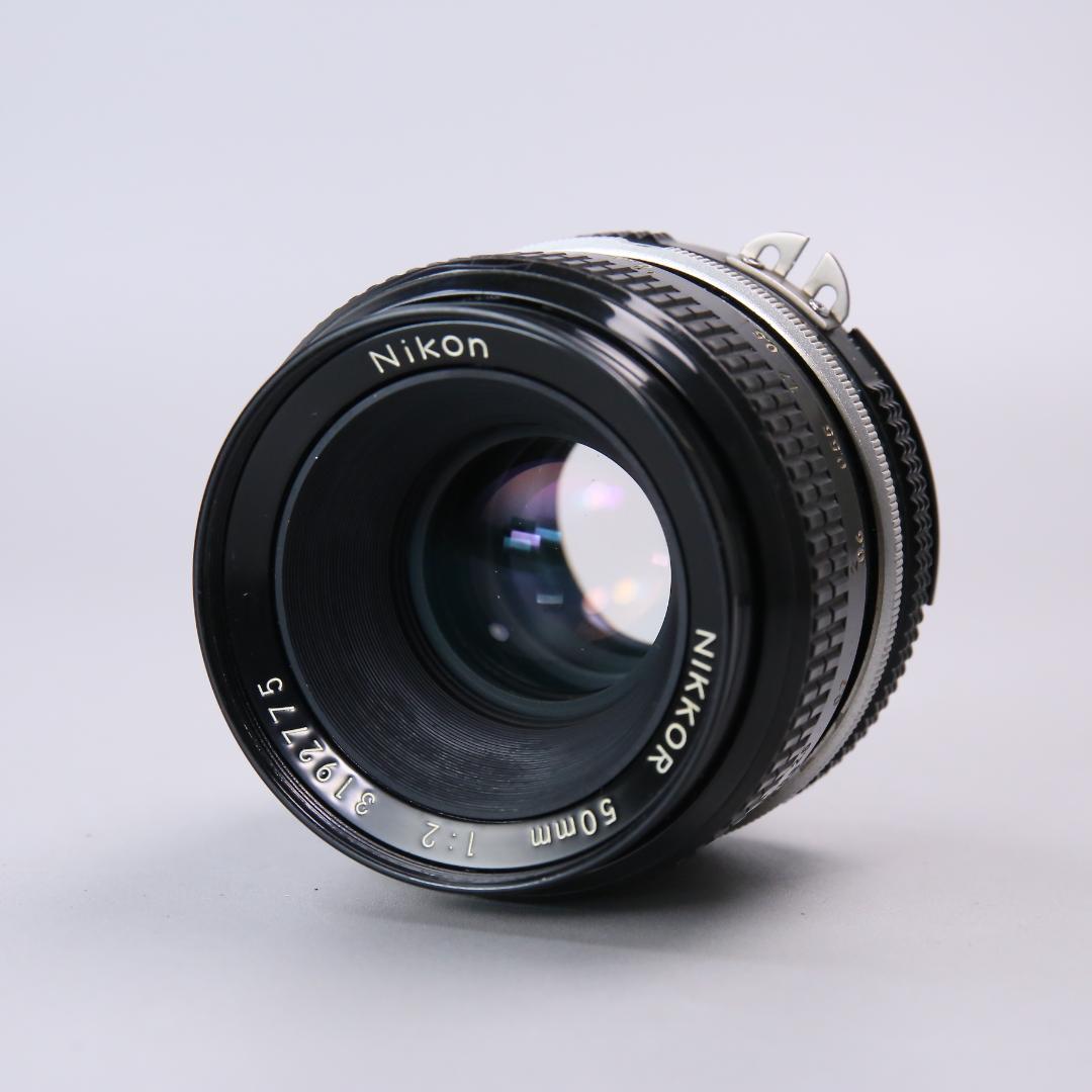 ☆初期F革☆動作OK Nikon F2 AI改 50mm F2 ＃411