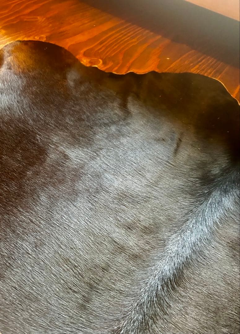 値下げ‼️希少カラー　カウラグ　ハラコ　ラグ