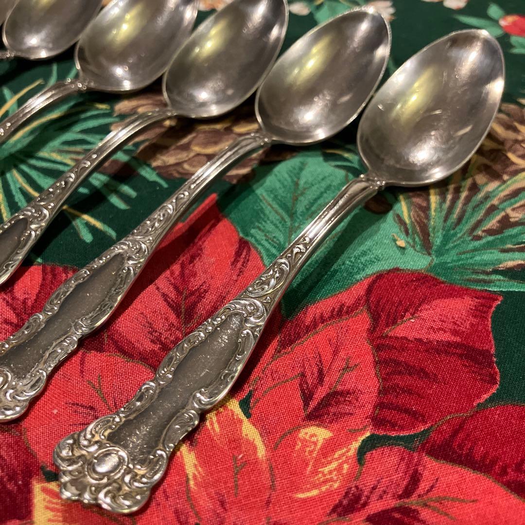 銀メッキスプーンセット 8本-おまけ付き