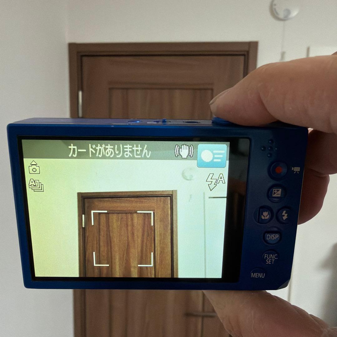 Canon IXY3 青色 デジタルカメラ 充電器付き microSD8G付き