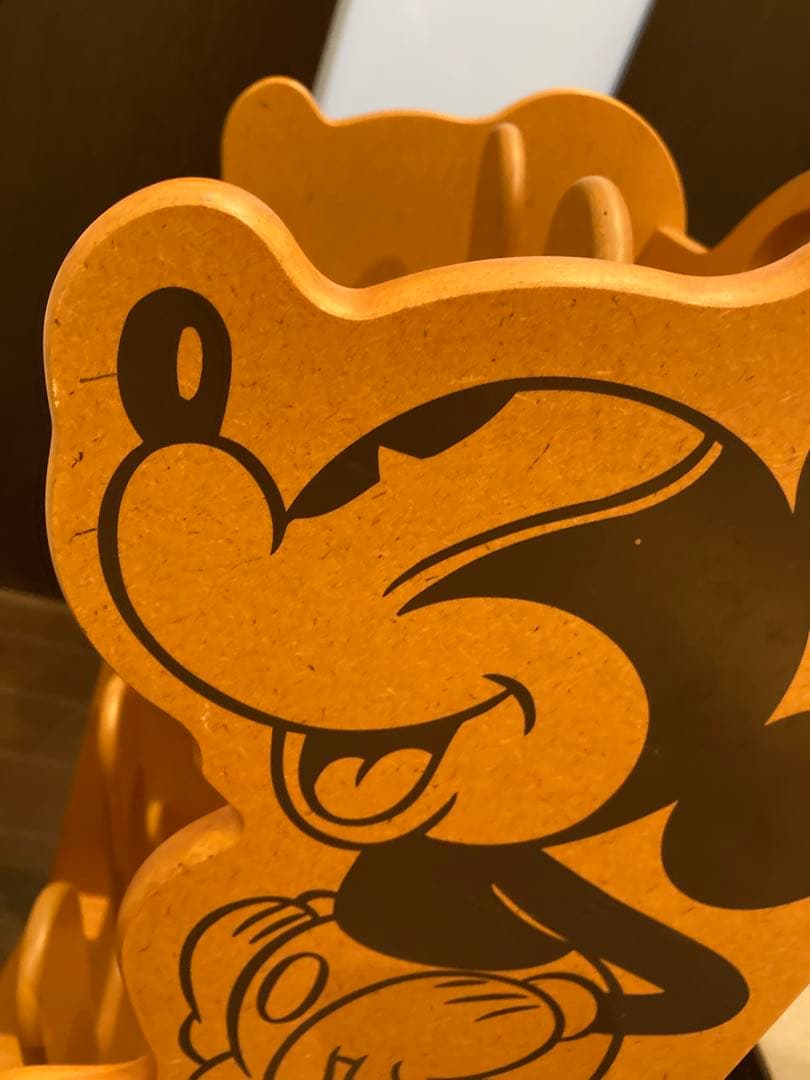ディズニー　ミッキーマウス　スリッパラック レトロ