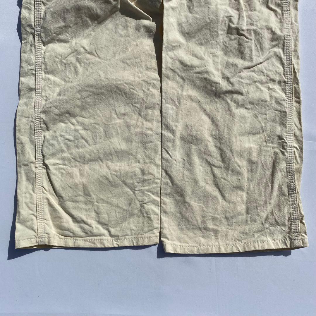 ス*ン様 90's pointer オーバーオール ホワイトキャンバス　w30