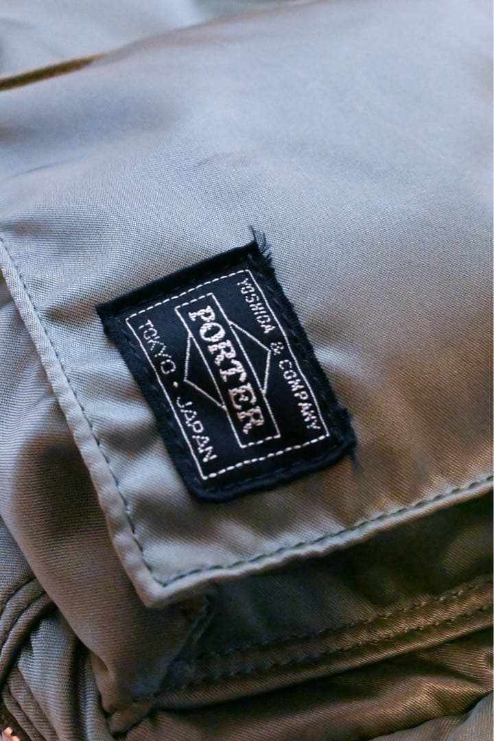 PORTER ポーター TANKERショルダーバッグ XLセージグリーン 拡張