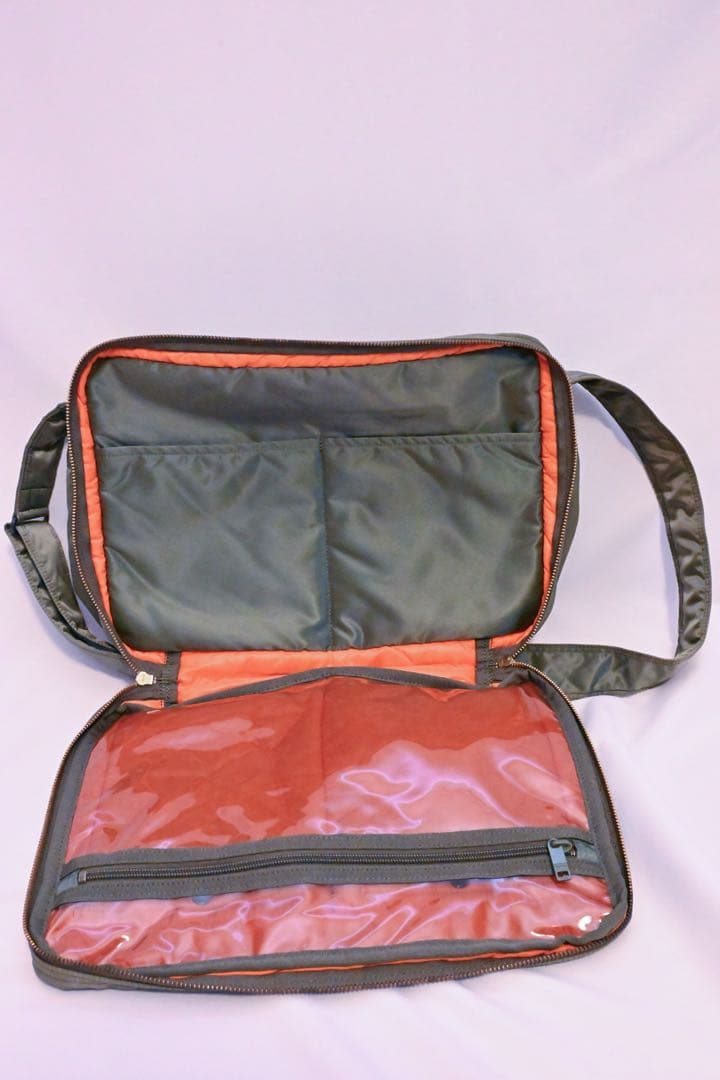 PORTER ポーター TANKERショルダーバッグ XLセージグリーン 拡張