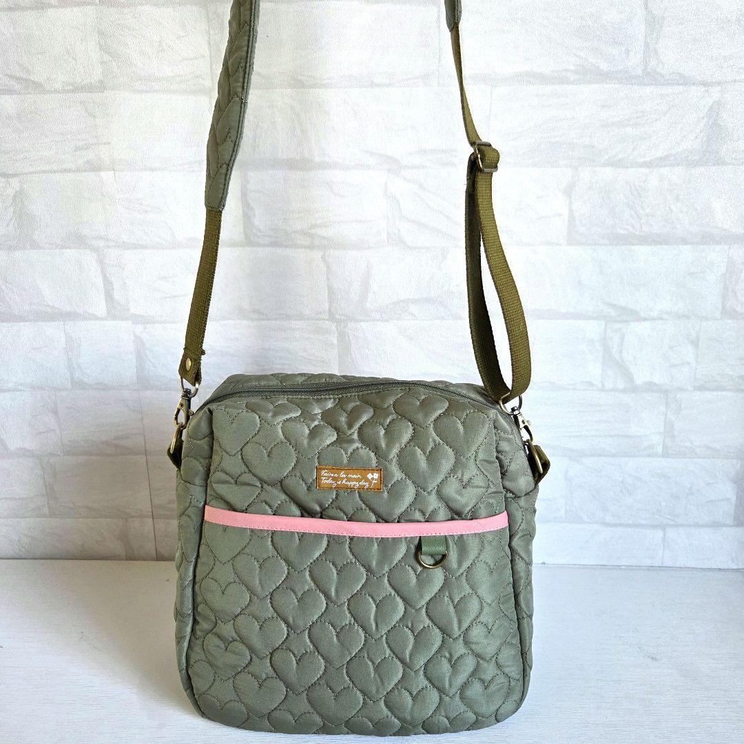 ゆうママ様①　ショルダーバッグ　ハートキルト　ハンドメイド