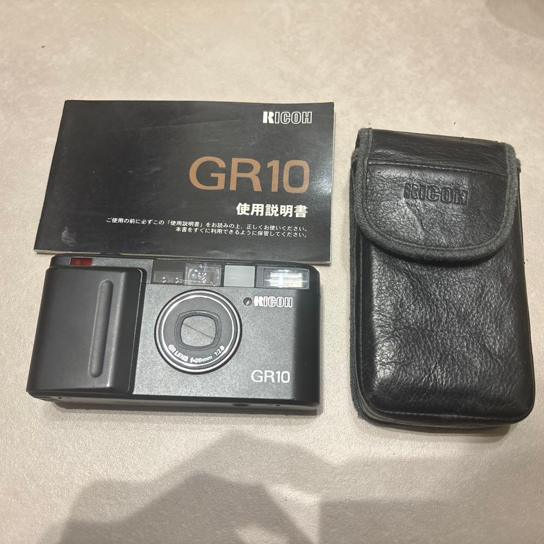 【美品】RICOH GR10 コンパクトフィルムカメラ ブラック