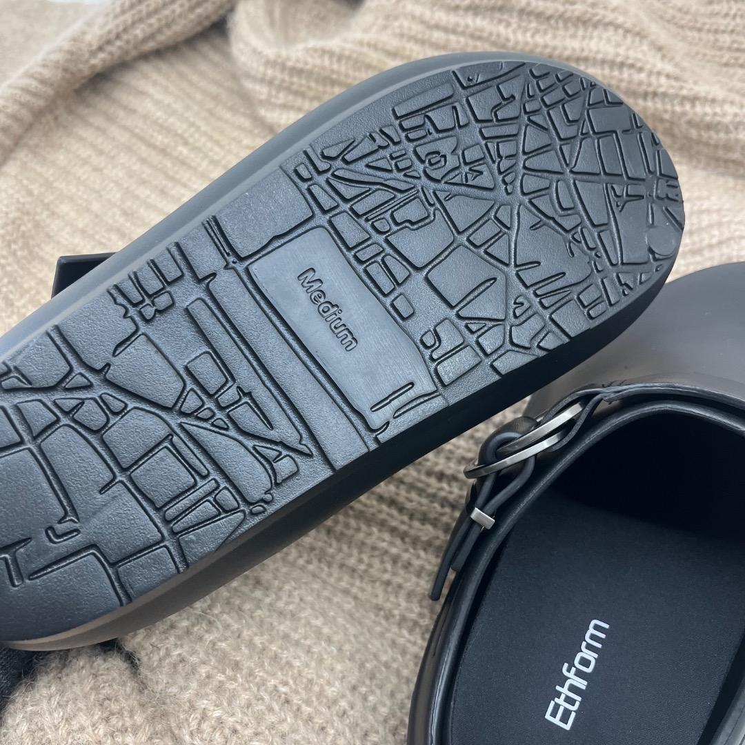 Ethform サンダル ブラック 厚底 TERRE ブラック M