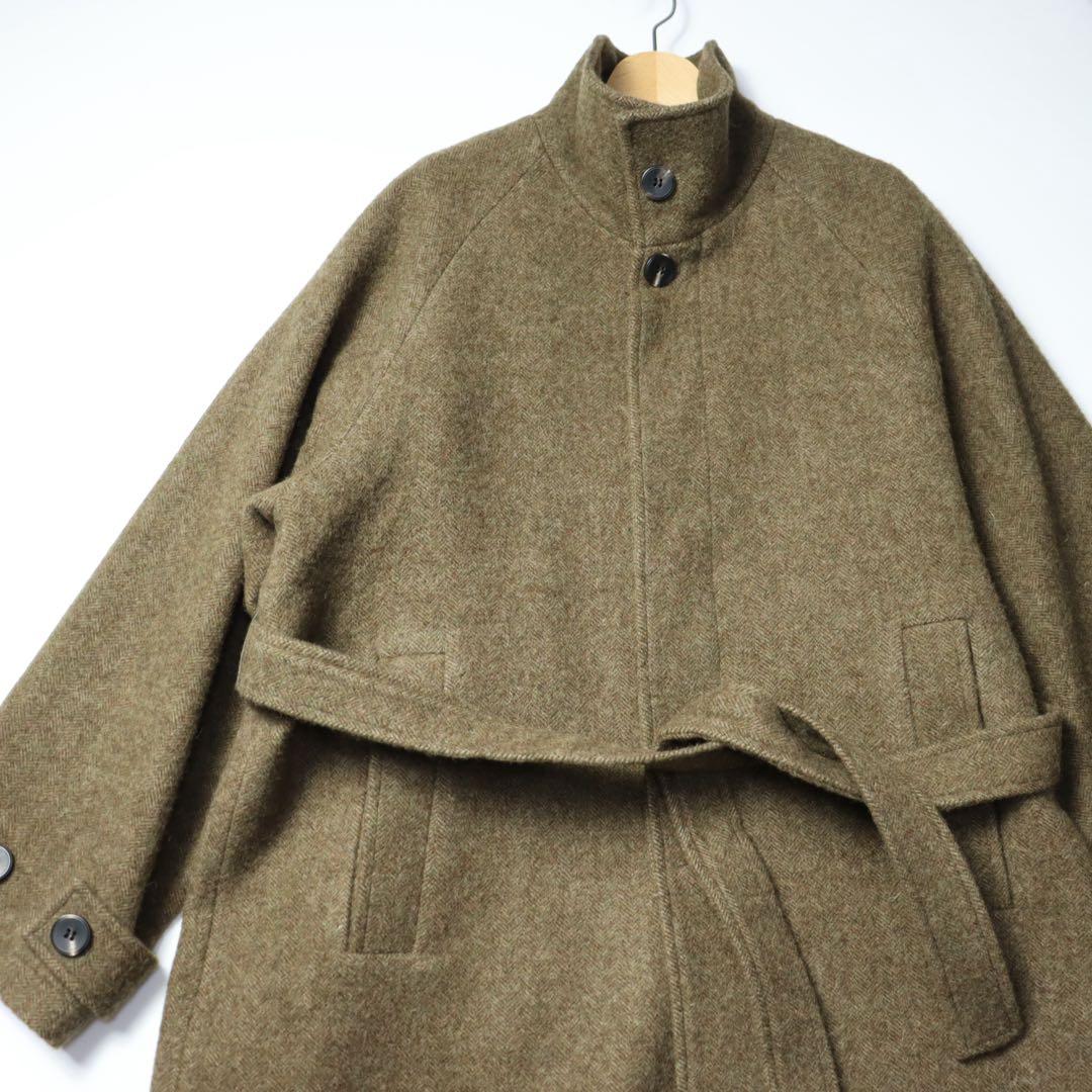 tageechita タジチタ　オーバーサイズウールラグランコート　ロングコート