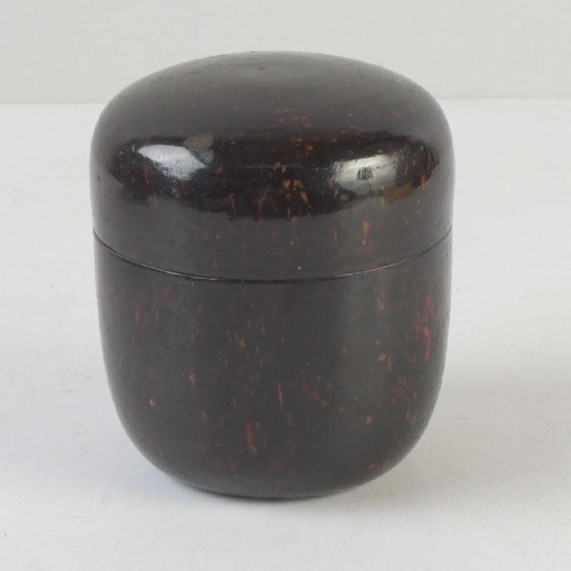 茶道具　時代根來　棗　時代箱　V　9898