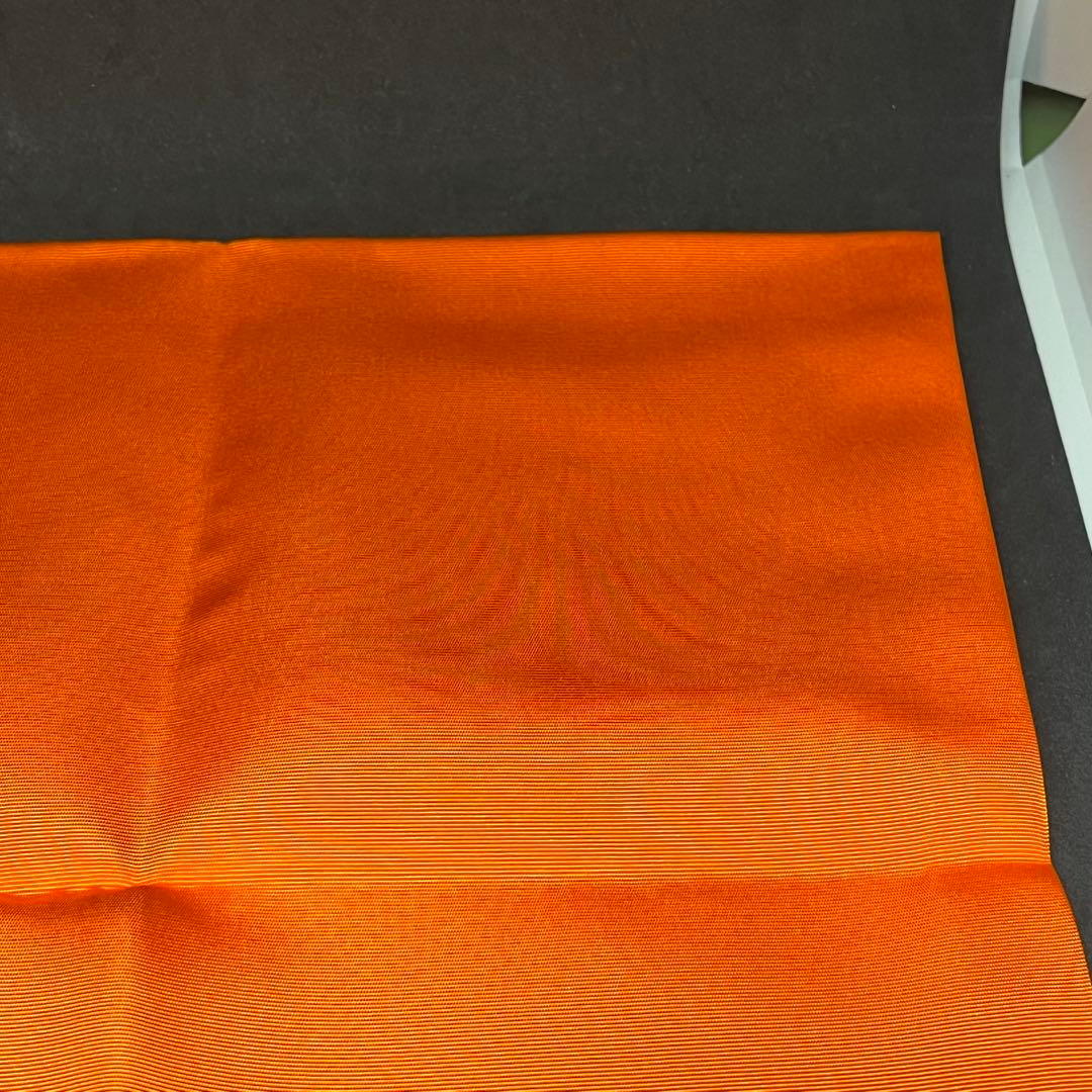 土田友湖　帛紗　『朱色』　ふくさ　茶道具　正絹