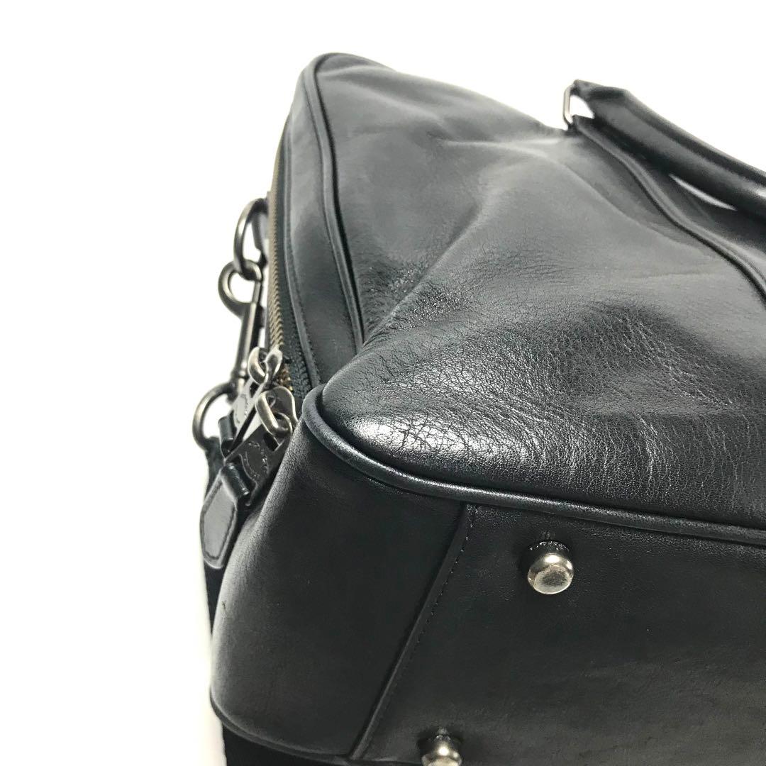 コーチ COACH ビジネスバッグ ブラック レザー ショルダー 23791