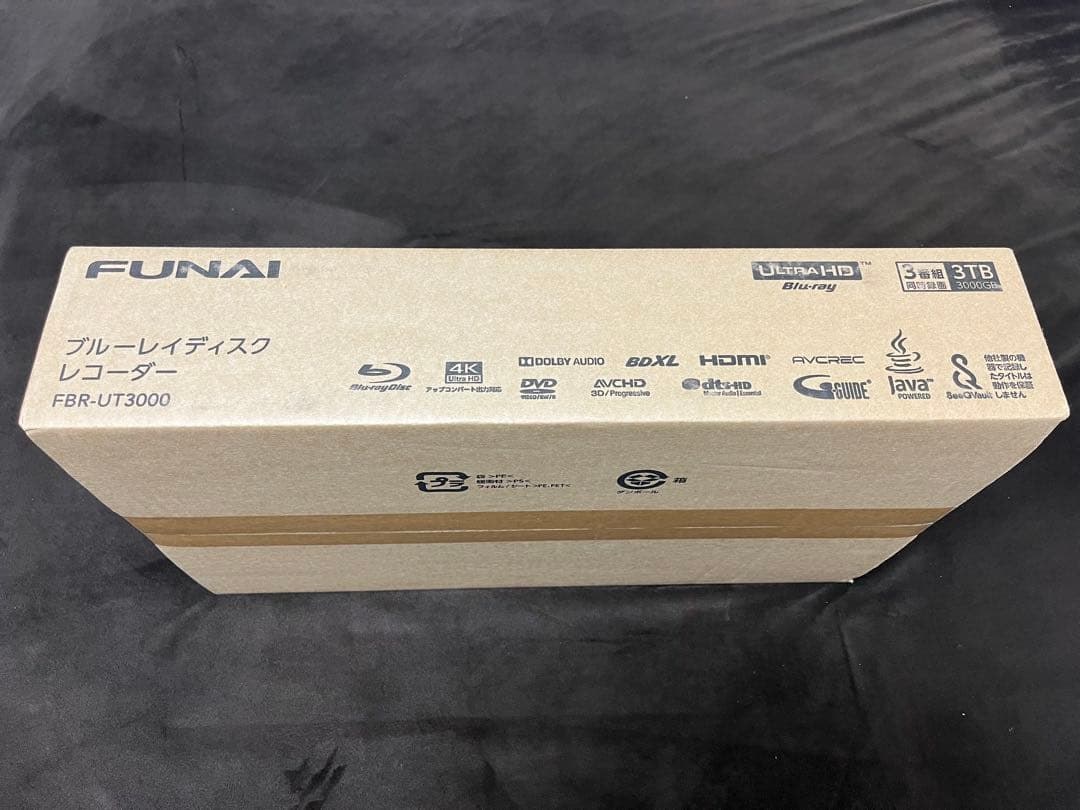 FUNAI ブルーレイディスクレコーダー FBR-UT3000 新品