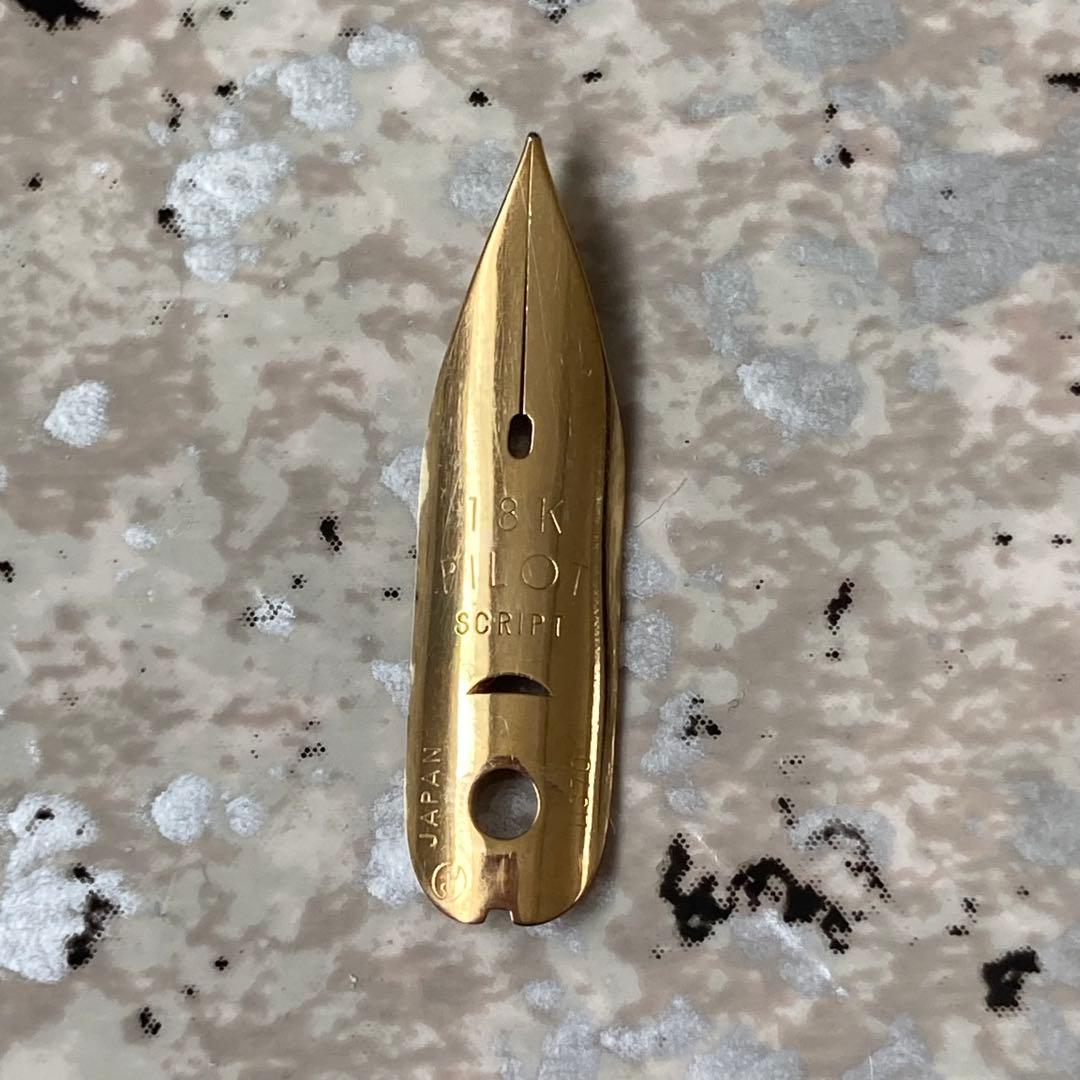 #216 オーバーホール済み 万年筆 PILOT Elite シルバー 18k