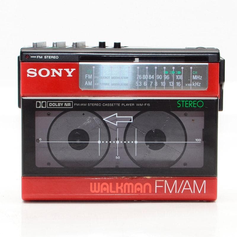 な*え様 希少★ソニー　ラジオ付きカセットウォークマン　WM-F15　ジャンク