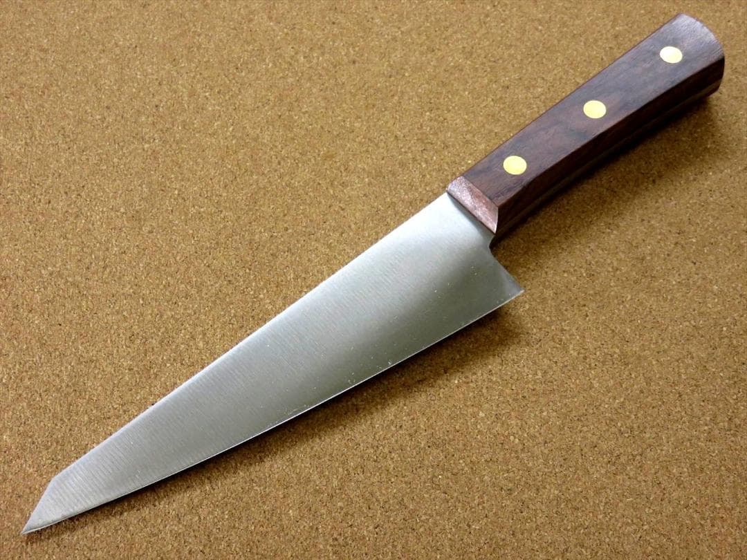 関の刃物 ガラスキ包丁 180mm 正広 ハガネ 骨スキ 関節を切断 片刃 右利