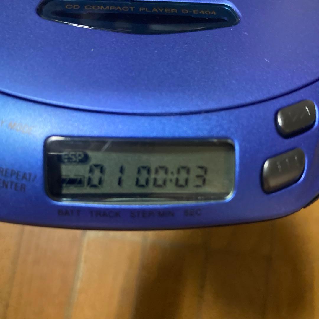 SONY CDウォークマン D-E404 動作品付属品あり
