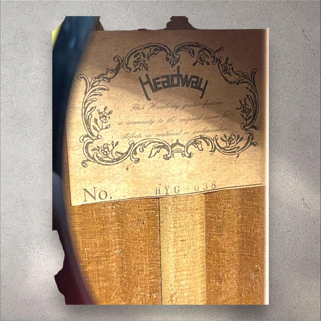 ヘッドウェイ＜HYG-038＞アコースティックギター　美品