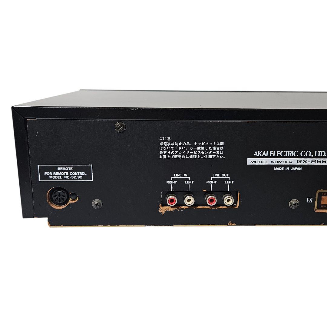 AKAI アカイ GX-R66 ステレオカセットデッキ