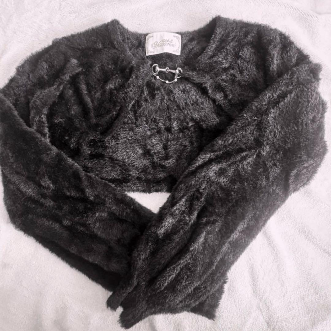 ミシェルマカロン モノグラムアンサンブルニットワンピース イモちゃん