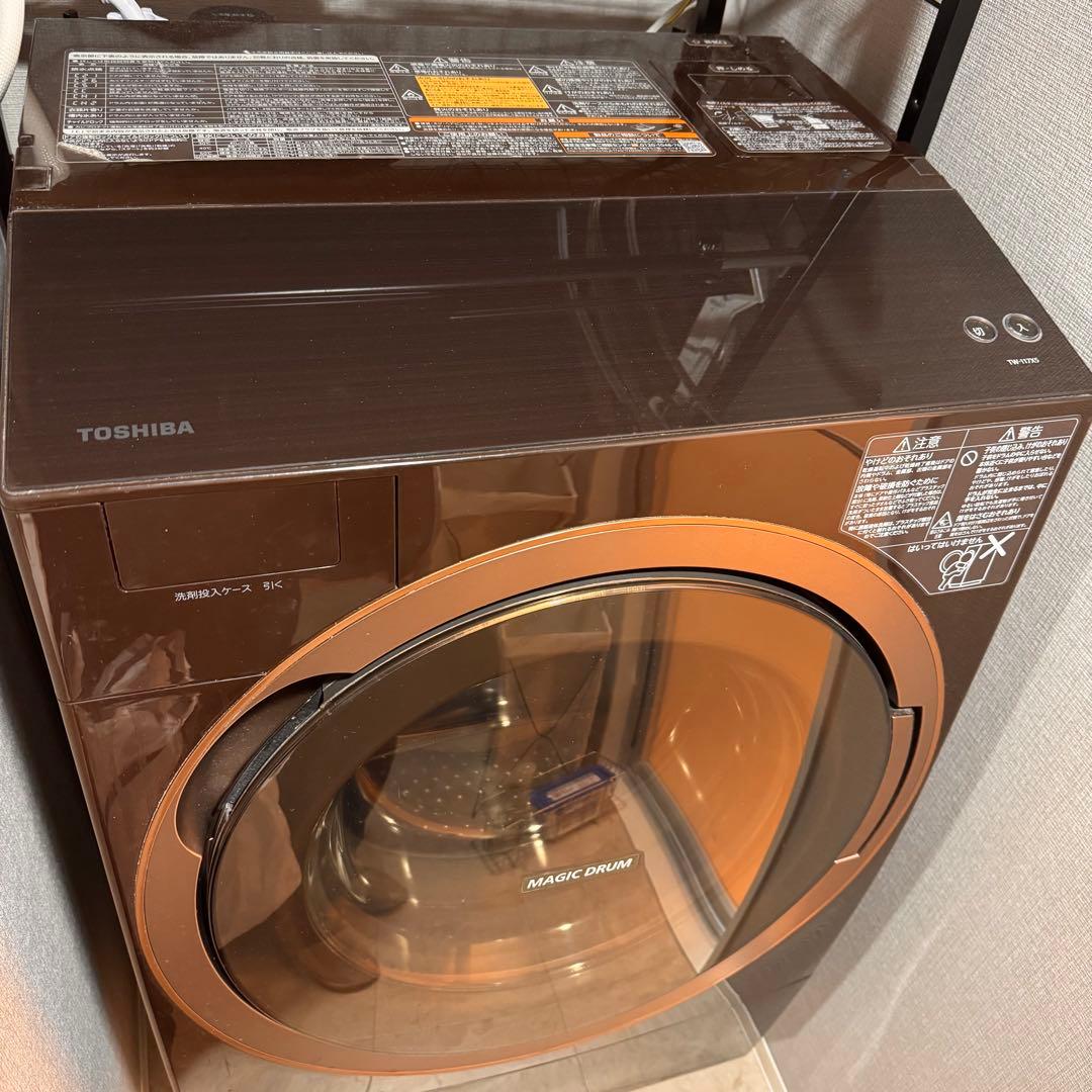 本日まで！　東芝　右開き マジックドラム　ドラム式洗濯乾燥機　TW-117X5R