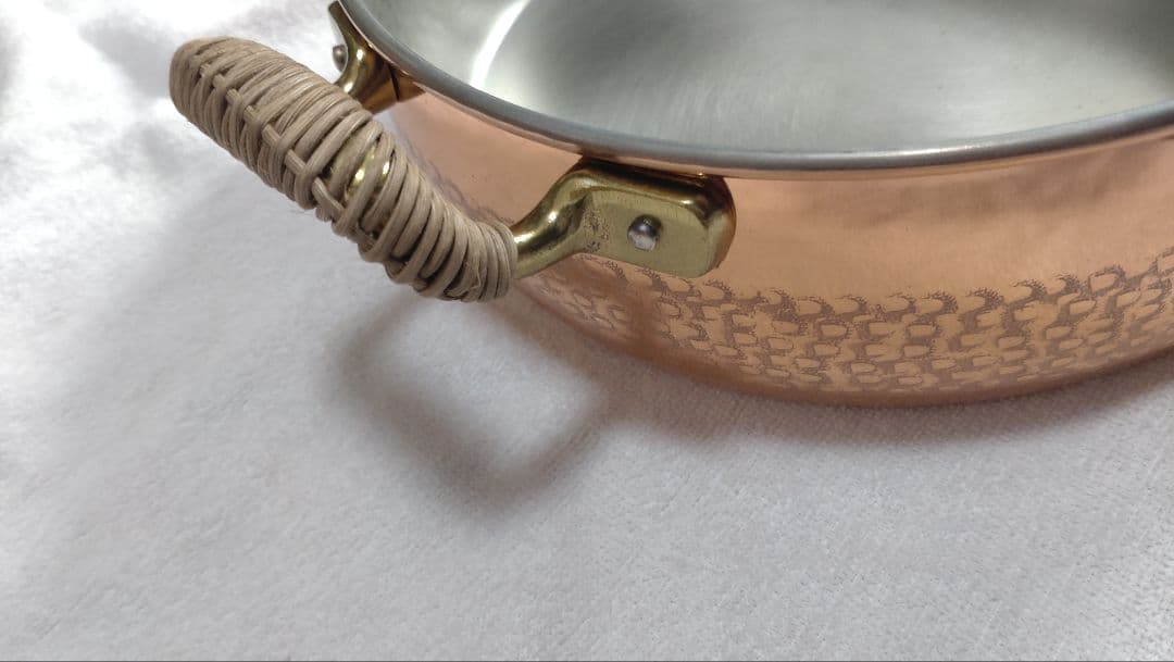 手打純銅鍋　きたくに　24cm　両手鍋　銅鍋　新品　未使用品