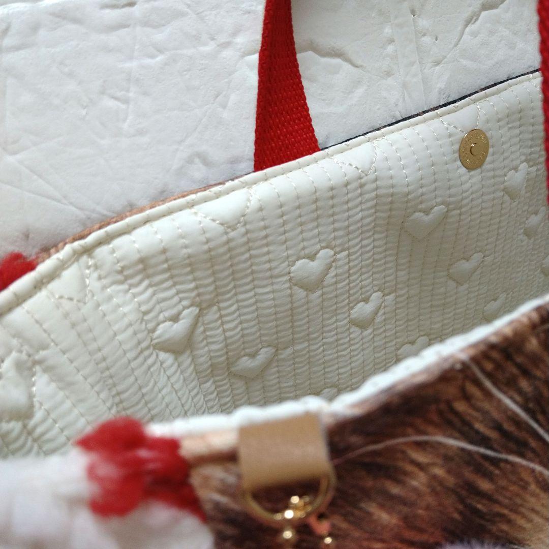 さ*ー様 コヤンイサムチョン☆横長トートバッグ　ビッグフェイスサンダー　ハートボ